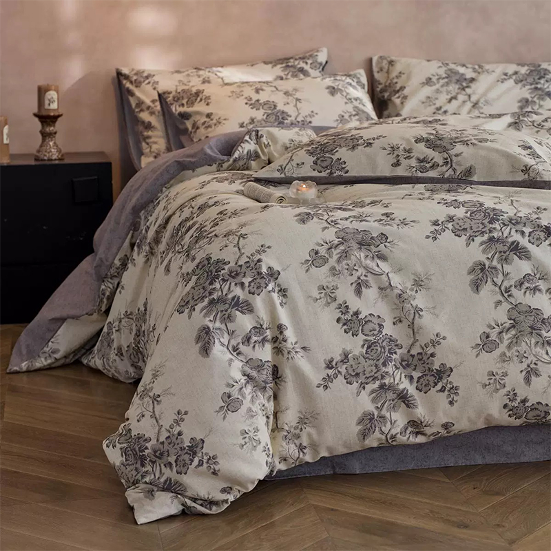 Set de lenjerie de pat imprimat cu microfibră ultra moale 100% poliester