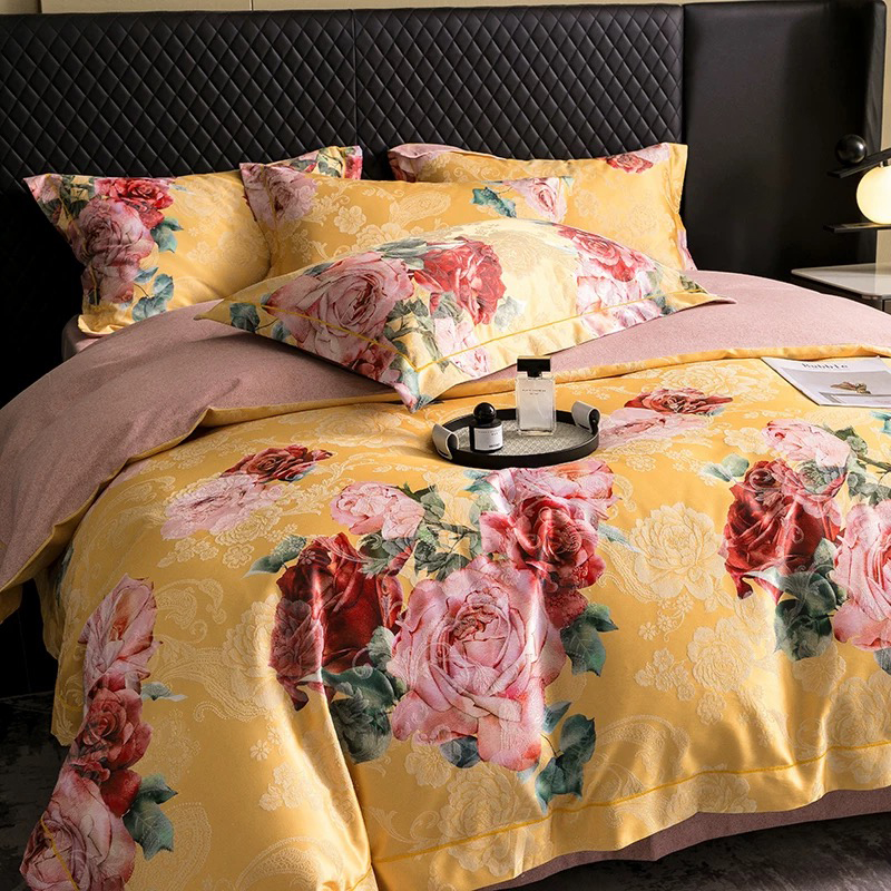 Set de lenjerie de pat imprimat cu microfibră ultra moale 100% poliester